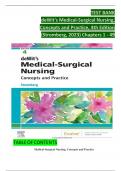 TEST BANK For Dewit's Medical-Surgical Nursing, Concepts and Practice, 4th Edition (Stromberg, 2023), Verified Chapters 1 - 49, Complete Newest Version