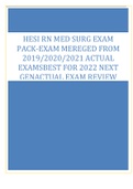 MED SURG EXAM PACK