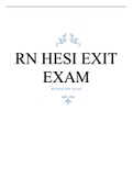 RN HESI EXIT EXAM 3