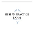 HESI PN PRACTICE EXAM