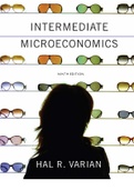 Test bank for Intermediate Microeconomics A Modern Approach – 9th Edition HAL-R-varian