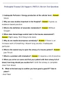 Prehospital Trauma Life Support ( PHTLS ) Review Test Questions and Answers (2022) (Verified Answers)