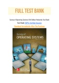 Survey of Operating Systems 6th Edition Holcombe Test Bank with Question and Answers, From Chapter 1 to 11