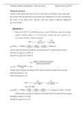 Solutions to all mini cases of AFM (grade 10/10)