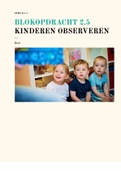 Blokopdracht 2.5 Kinderen observeren