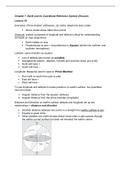 Coordinate reference system reading summary