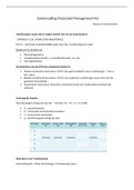 Samenvatting Financieel Management 2 2022