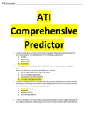 ATI RN Comprehensive Predictor Exam 2023/RN ATI Comprehensive Predictor Exam 2022/23