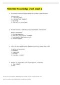 Exam (elaborations) NURSING MSN 571 - Quiz 2 Study Guide.| VERIFIED GUIDE
