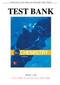 Introduction to Chemistry 5th Edition Bauer Test Bank