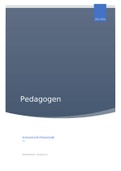 Ecologische Pedagogiek - Voltijd jaar 1