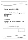 TMN3701 Tutorial Letter