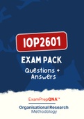 IOP2601 - EXAM PACK (2022)