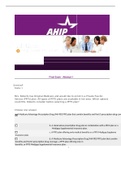 MLS MISC AHIP first test examination 2022 with all the correct answers(Actual test 100% verified).