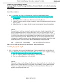 Exam (elaborations) Chapter 06: Environmental Health Stanhope: Public Health Nursing: Population Centered Health Care in the Community, 10th Edition. VERIFIED