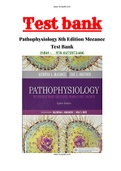 Pathophysiology 8th Edition Mccance Test Bank |50 Chapter | Test bank |Complete Guide A+