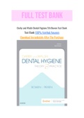 Darby and Walsh Dental Hygiene 5th Bowen Test Bank