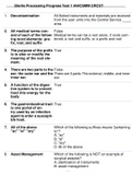 Sterile Processing Progress Test 1 IAHCSMM CRCST LATEST 2022 UPDATE.