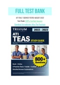 ATI TEAS 7 SCIENCE TESTED AUGUST 2022. INSTANT DELIVERY with Question and Answers