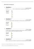 NRNP 6568 Wk 2 Knowledge Check . A Graded