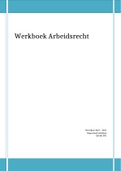 Volledig werkboek Arbeidsrecht