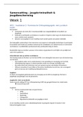 Tentamenstof voor het vak Jeugdcriminaliteit en Jeugdbescherming 2022/2023