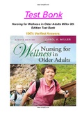 Nursing for Wellness in Older Adults Miller 8th Edition Test Bank