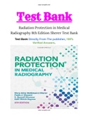 Radiation Protection in Medical Radiography 8th Edition Sherer Test Bank