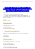   NURSING FUNDAMENTAL EXAM CH 31 (NURSNG CARE OF PATIENTS WITH LOWER RESPIRATORY TRACT DISORDERS).