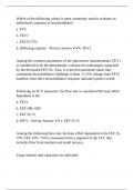 CLUSTER 1 DIAGNOSTICS PFT EXAM 2024/2025