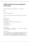 AAERT CER Exam Practice Questions and answers