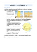 Samenvatting  Aardrijkskunde VWO6 hoofdstuk 5 Aarde