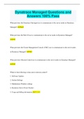 Dynatrace Managed Questions and Answers 100% Pass