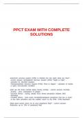 PPCT EXAM WITH COMPLETE SOLUTIONS.