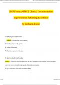 CDIP From AHIMA's Clinical Documentation Improvement, Achieving Excellence by Ruthann Russo (2024 / 2025) Questions with Verified Answers, 100% Guarantee Pass Score