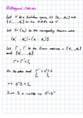 Linear Algebra 2 - Orthogonal Matrices