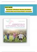 TEST BANK For Essentials of Pediatric Nursing| 4th Edition| By Kyle Carman | All Chapters Included| Verified Answers | New Update