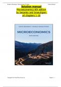 Solution Manual For Microeconomics 6th Edition by David Besanko and Ronald Braeutigam ISBN-‎ 978-1119666134