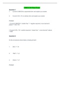 CHEM 103 Final Exam (2 Versions, Latest-2022)/ CHEM103 Final Exam / CHEM 103 General Chemistry Final Exam/ CHEM103 General Chemistry Final Exam: Portage Learning |Verified Q & A|