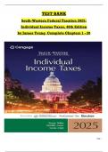 Test Bank for South-Western Federal Taxation 2025: Individual Income Taxes, 48th Edition by (Young/Nellen/Persellin), ISBN: 9780357988954, All 20 Chapters Covered, Verified Latest Edition