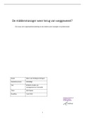 Eindessay Kritische Studies - De relatie tussen managers en professionals in organisatieverandering