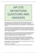 API 570 DEFINITIONS QUESTIONS AND ANSWERS