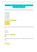 Test PCNSA Passing Score