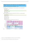 BIOS 255 Edapt Pulmonary Air Volumes and Capacities quiz (GRADED A)