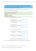 BIOS 255 Edapt Application of Homeostatic Mechanisms quiz (GRADED A)
