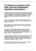 -5 Stationary Engineer Blue Seal, Fuel and Combustion Questions and answers.