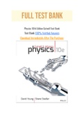 Physics 10th Edition Cutnell Test Bank with Question and Answers, From Chapter 1 to 32