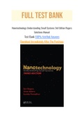 Nanotechnology Understanding Small Systems 3rd Edition Rogers Solutions Manual with Question and Answers, From Chapter 1 to 11