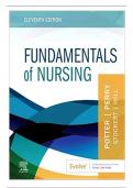 Test Bank for Fundamentals of Nursing 11th Edition by Potter Perry 