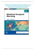 Medical-Surgical Nursing 8th Edition By Adrianne Dill Linton | Mary Ann Matteson ||Complete Test Bank Guide|| All Chapters 1-63||Complete A+ Solution Guide|| Latest Update